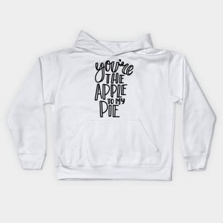 apple to my pie Kids Hoodie